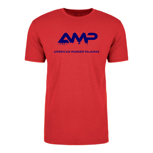 AMP  Red with Black Tee