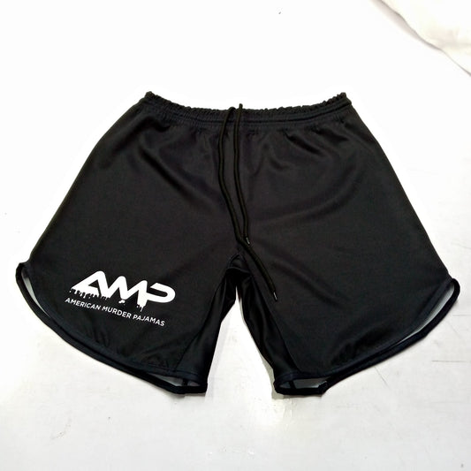 White Amp Logo  Shorts