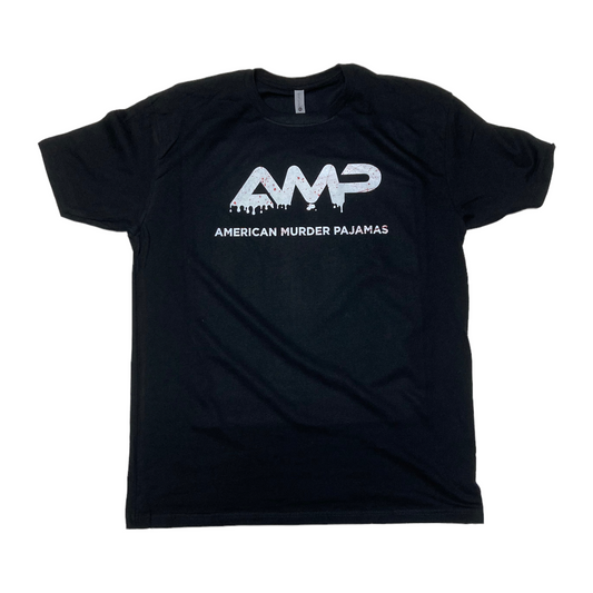 AMP Blood Splatter Logo Tee